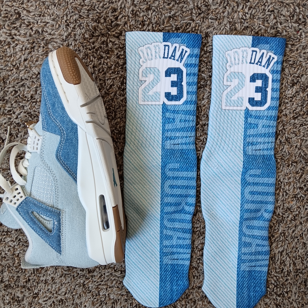 Denim 4s Tex Socks To Match - Picture 2 of 4
